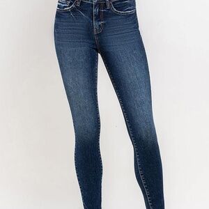 High Rise Ankle Skinny Jeans